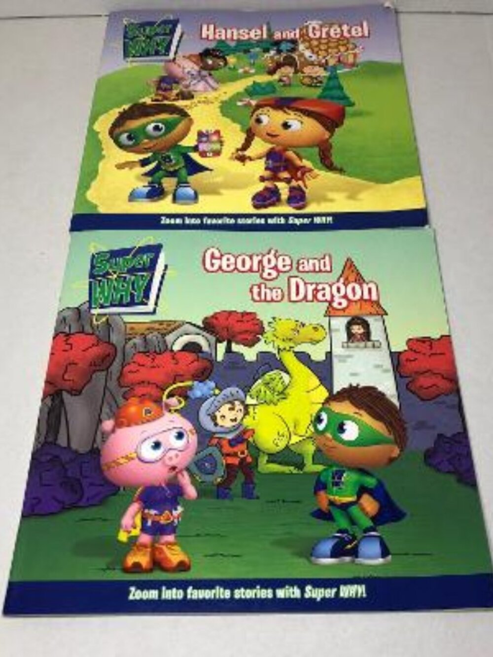 Super Why George and the Dragon & Hansel and Gretel Paperback Books
